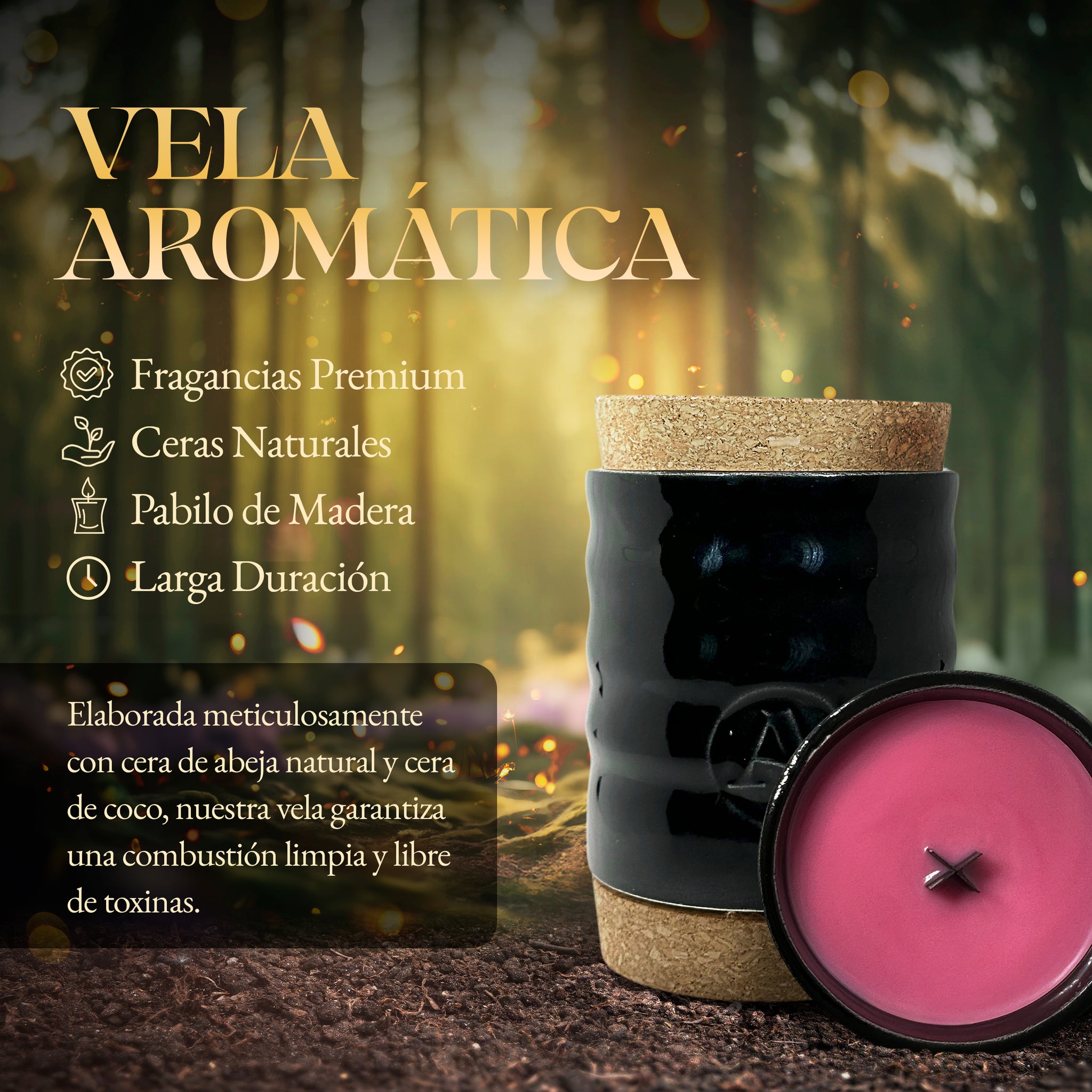 Vela Aromática Fresh Roses 70