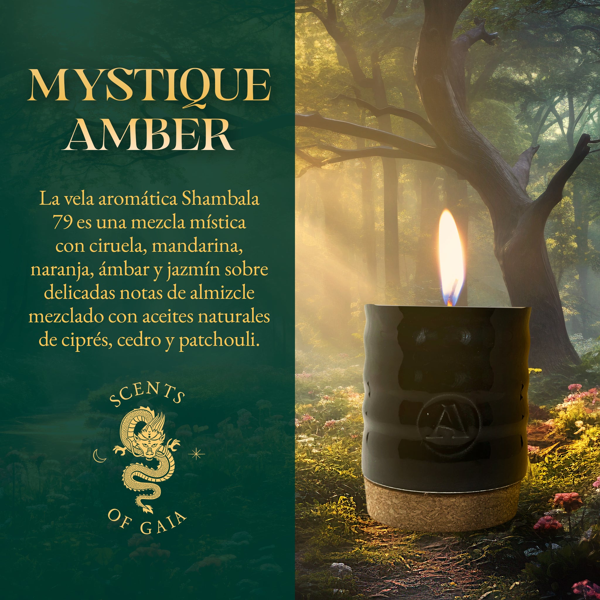 Vela aromática Shambala 79