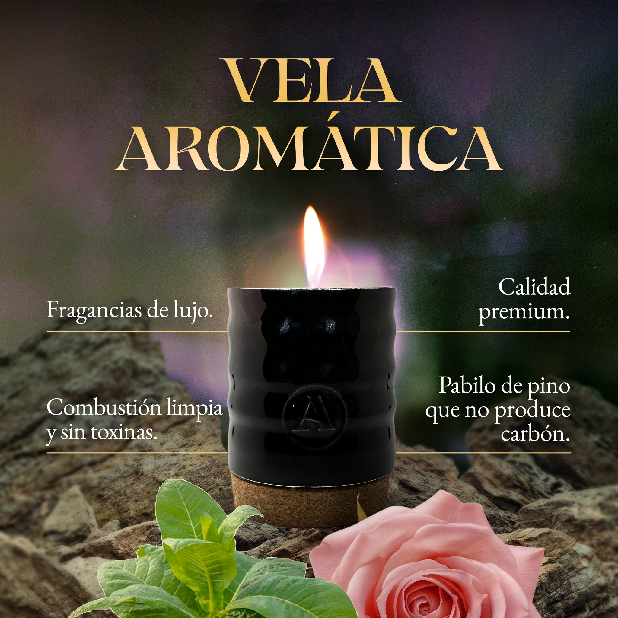 Vela Aromática Fresh Roses 70