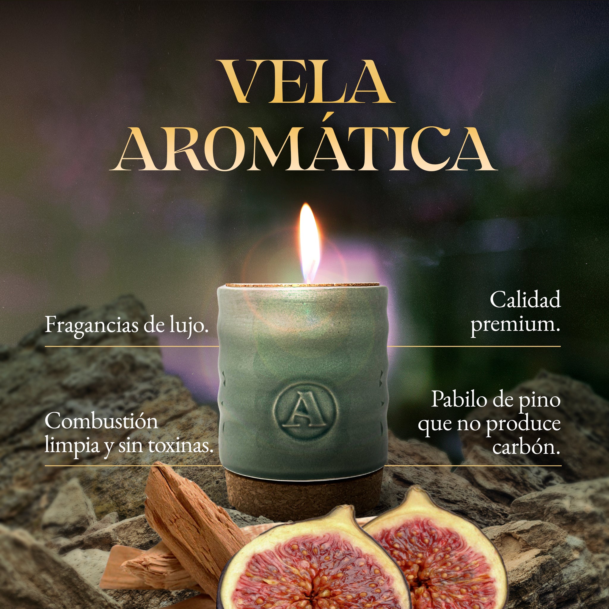 Vela Aromatica Santal Figue 515