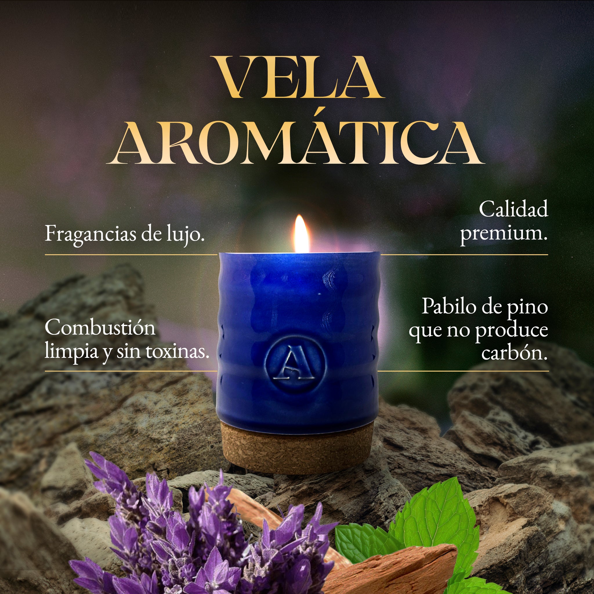 Vela aromática Meditation 033