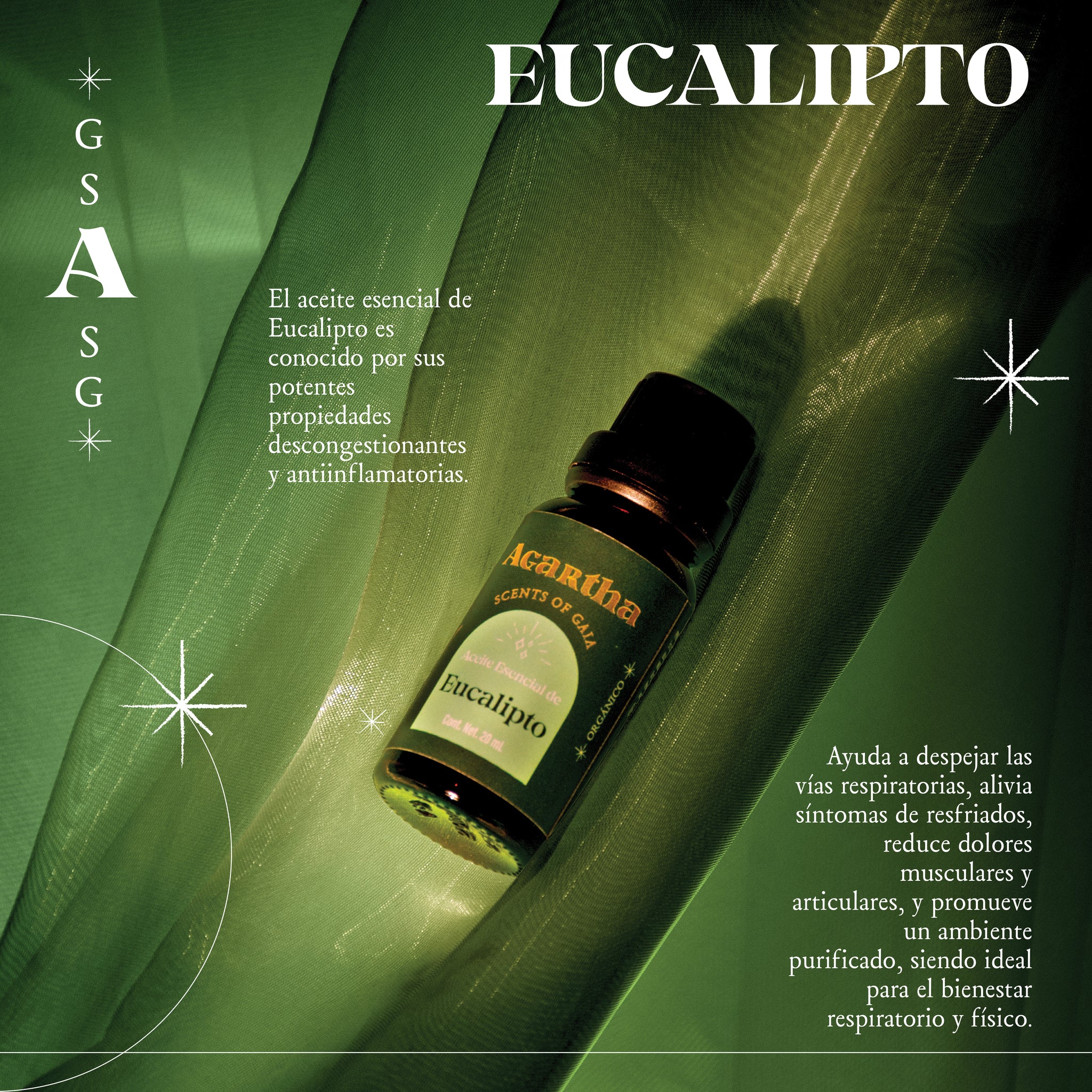 Aceite Esencial de Eucalipto, 20 ml