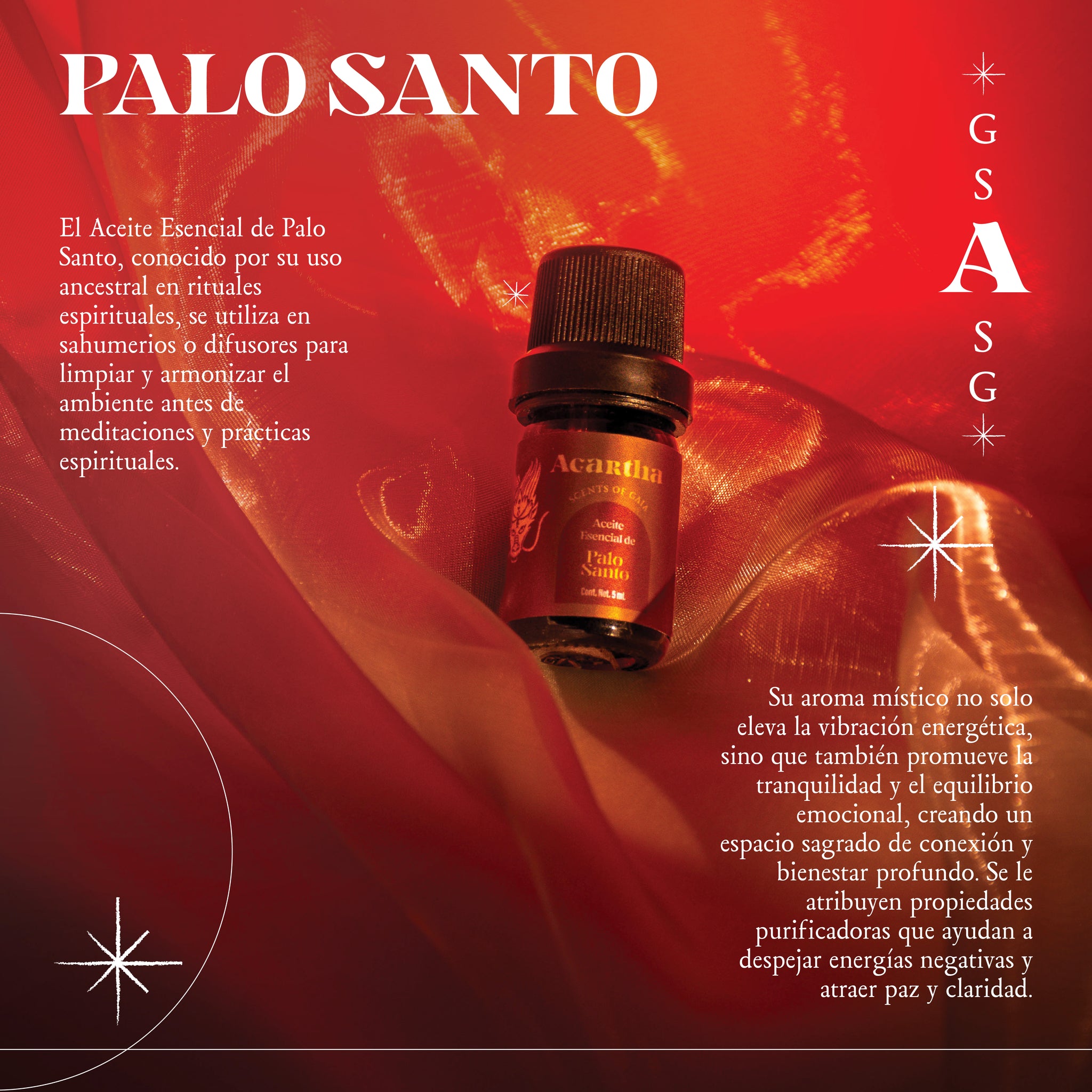 Aceite Esencial de Palo Santo, 5 ml