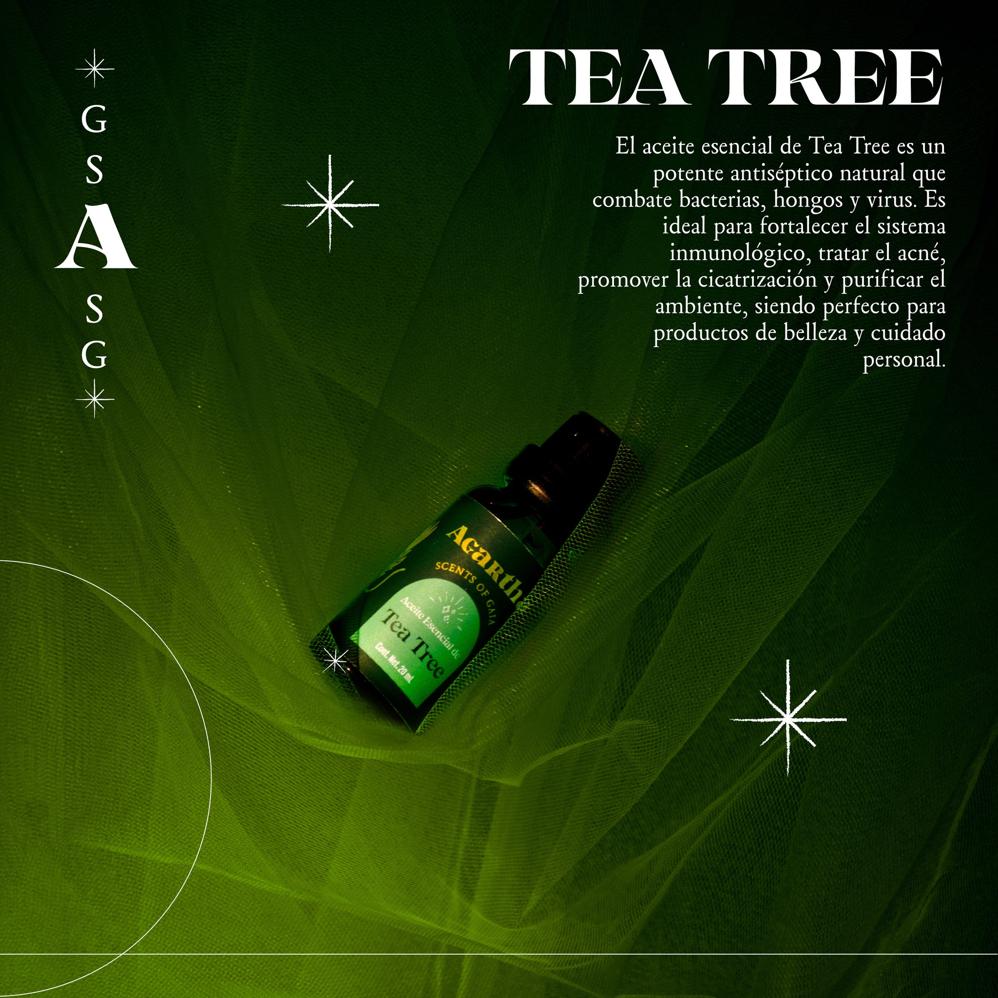 Aceite Esencial de Tea Tree, 20 ml