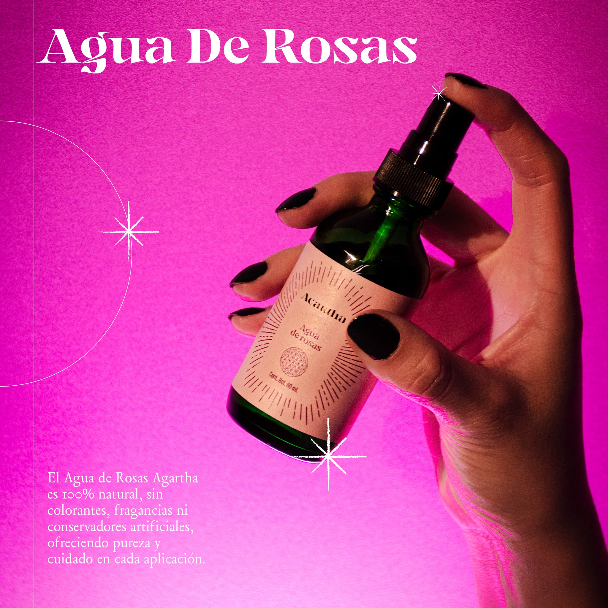 Agua de Rosas, 60 ml