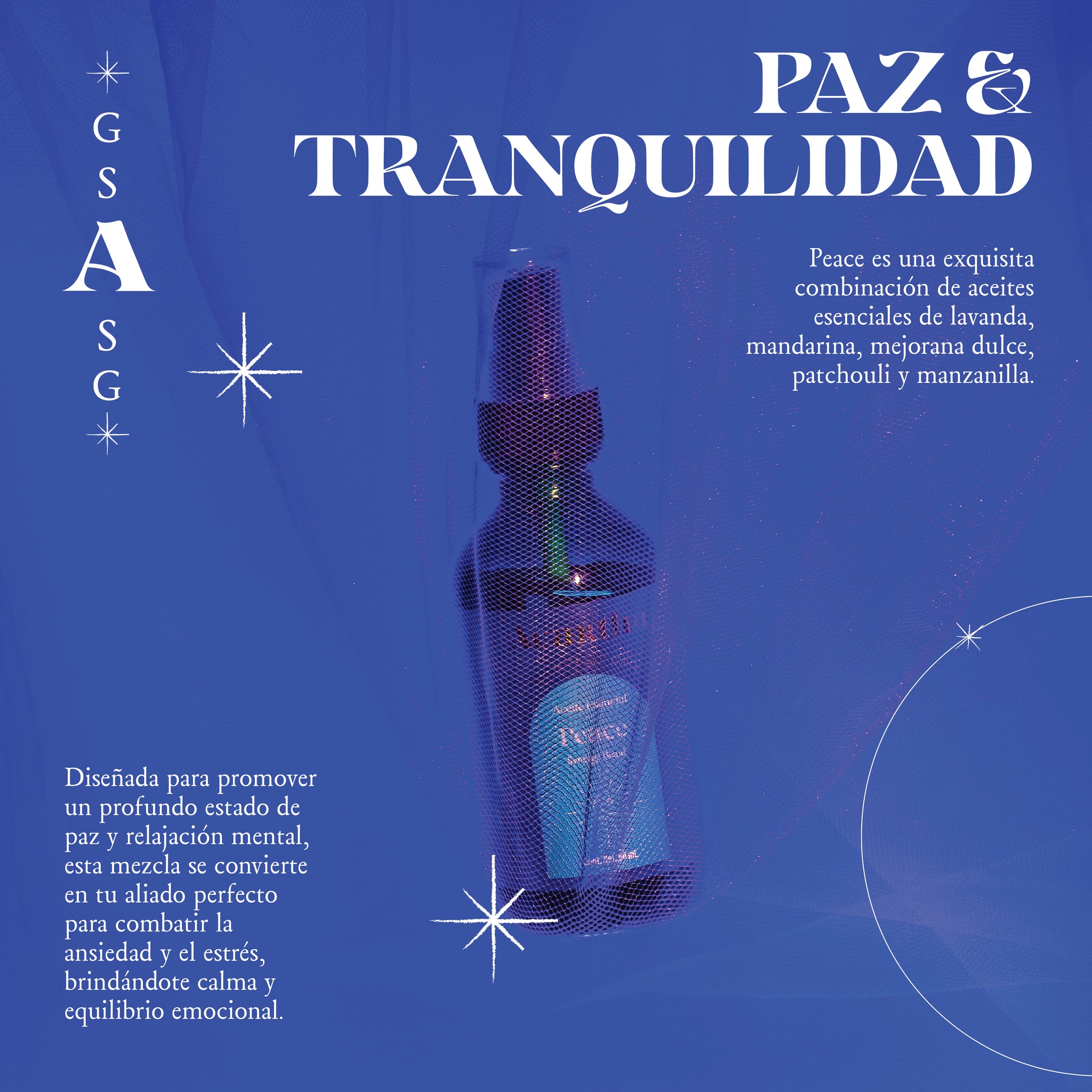 Mezcla de Aceites Esenciales Peace, 60 ml