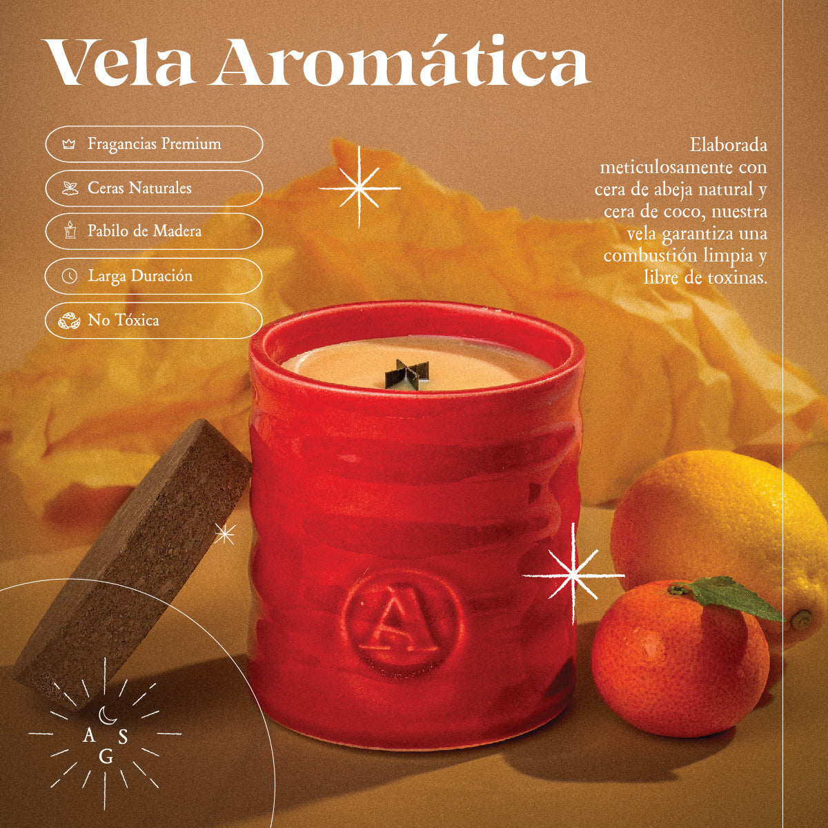 Vela Aromática Satsuma 691