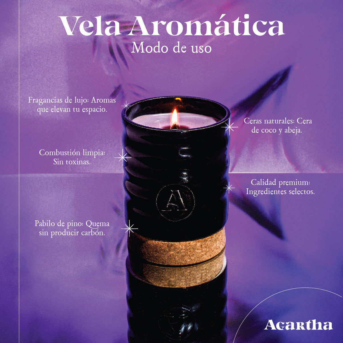 Vela aromática Shambala 79