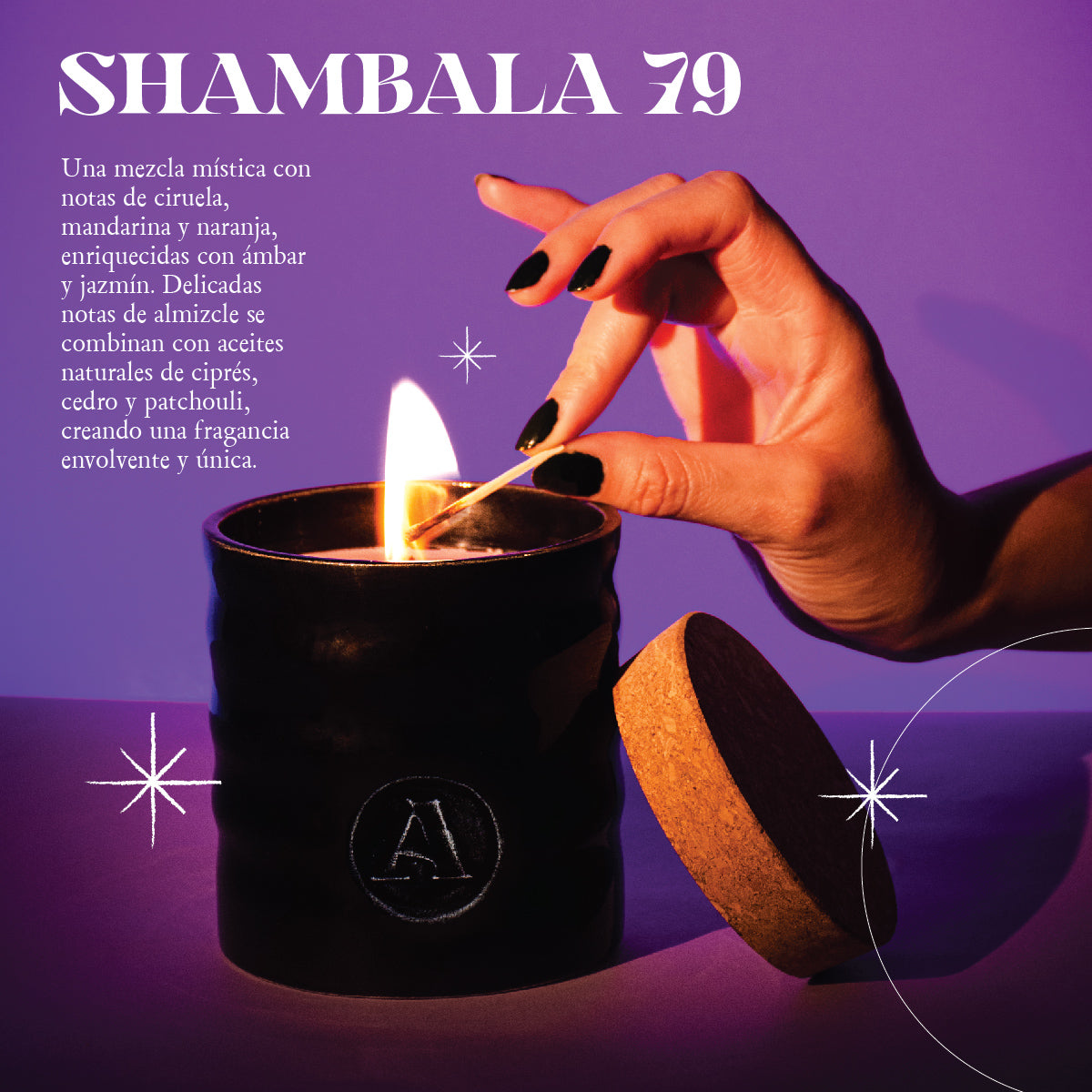 Vela aromática Shambala 79