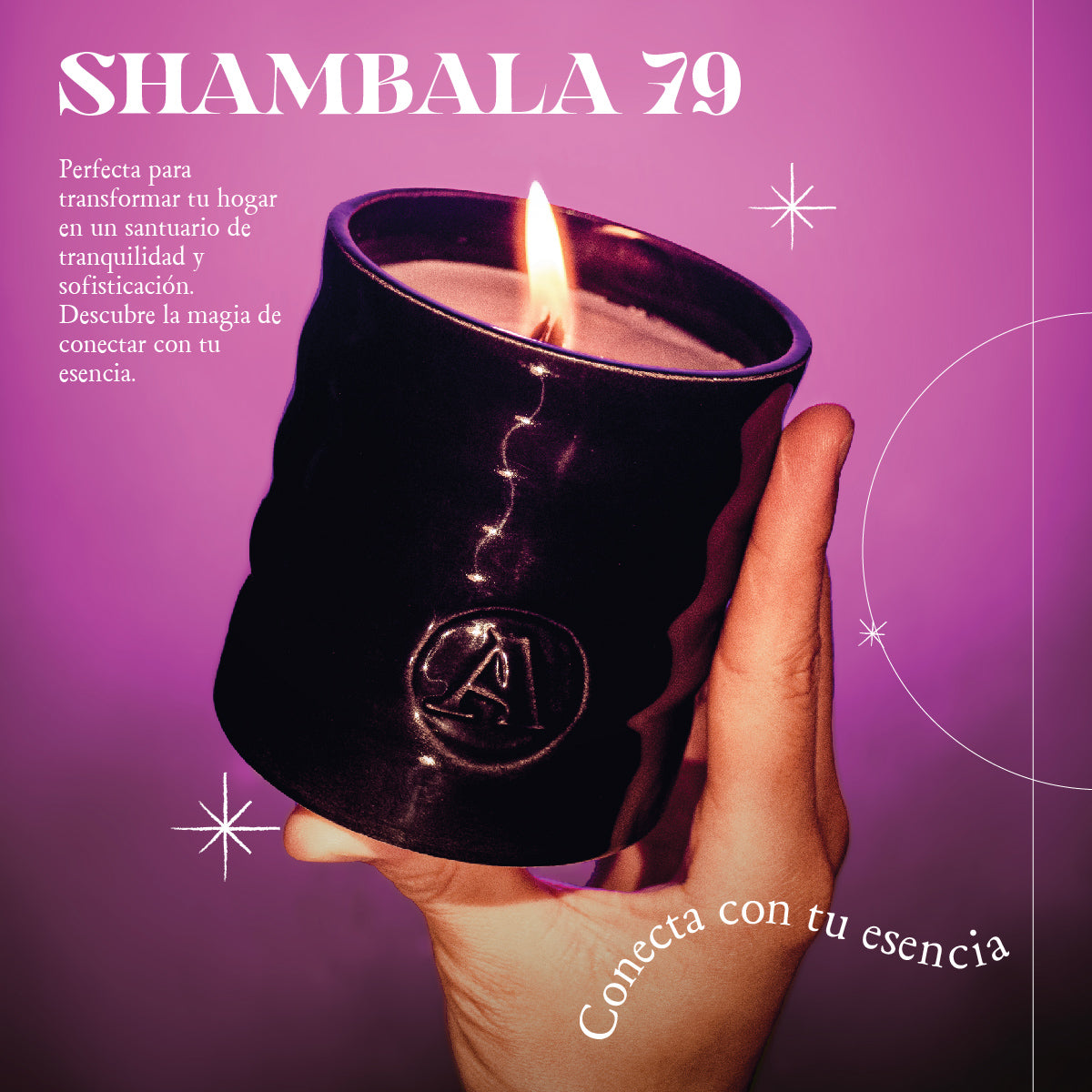 Vela aromática Shambala 79