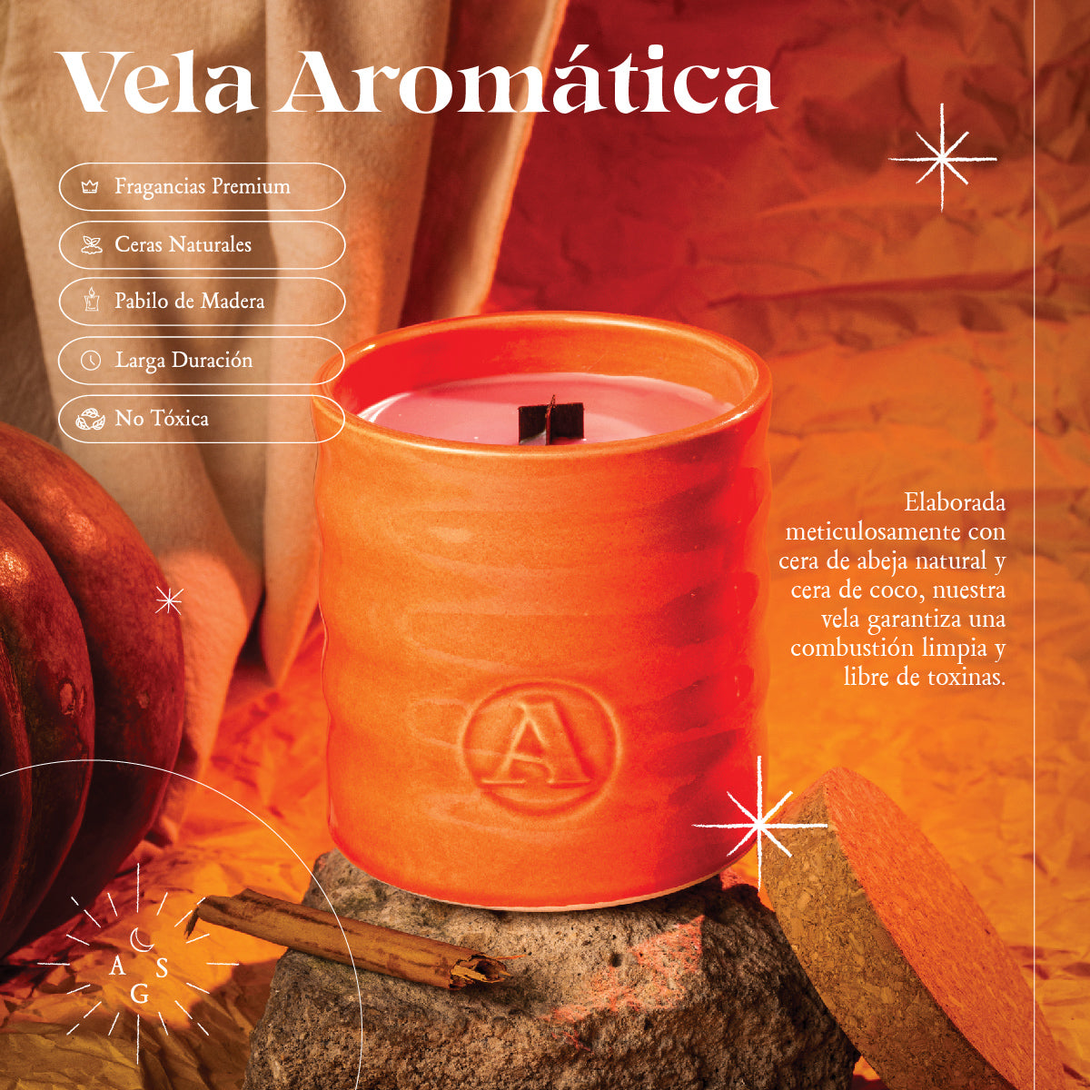 Vela aromática Spices 520